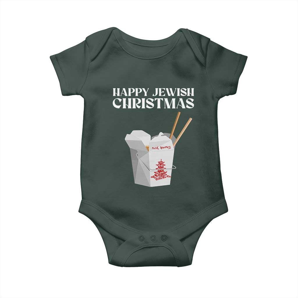 Happy Jewish Christmas Baby Onesie Chinese Noodle Asian Take Out