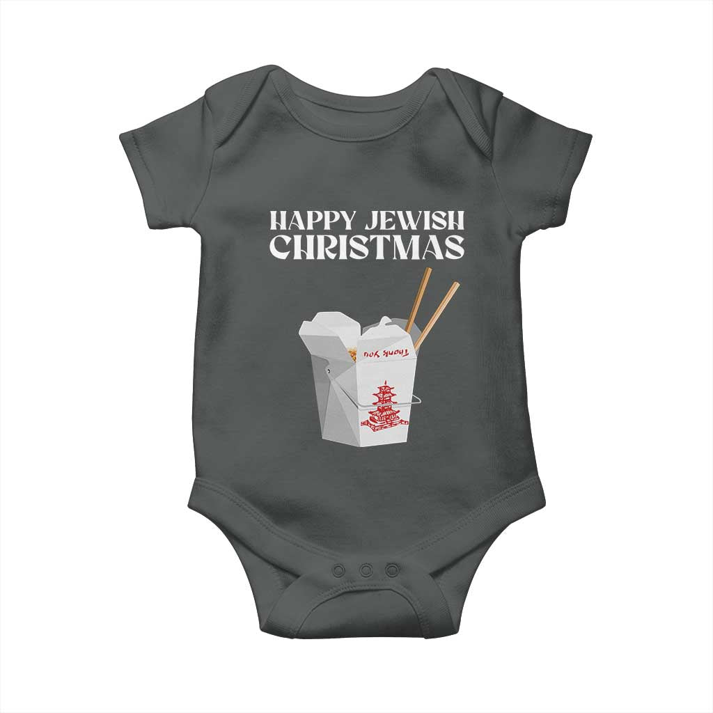 Happy Jewish Christmas Baby Onesie Chinese Noodle Asian Take Out