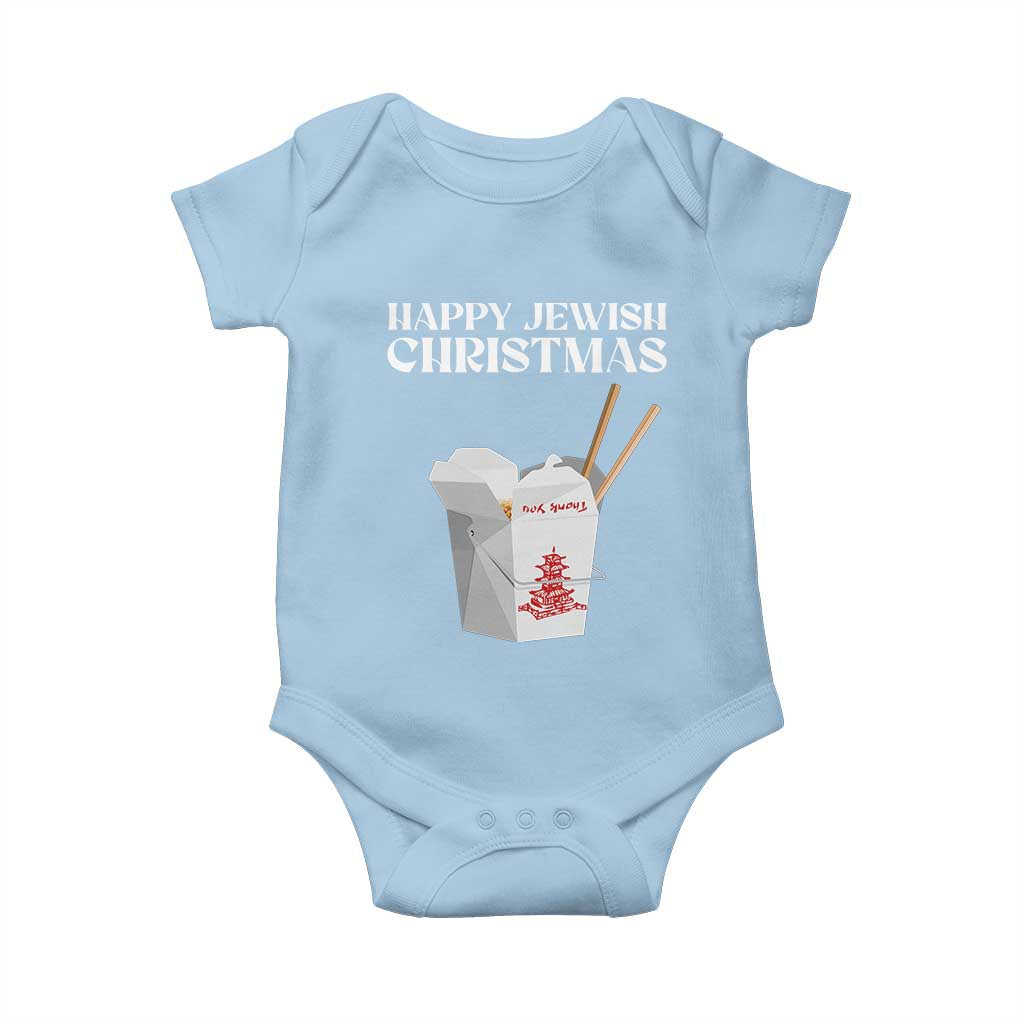 Happy Jewish Christmas Baby Onesie Chinese Noodle Asian Take Out