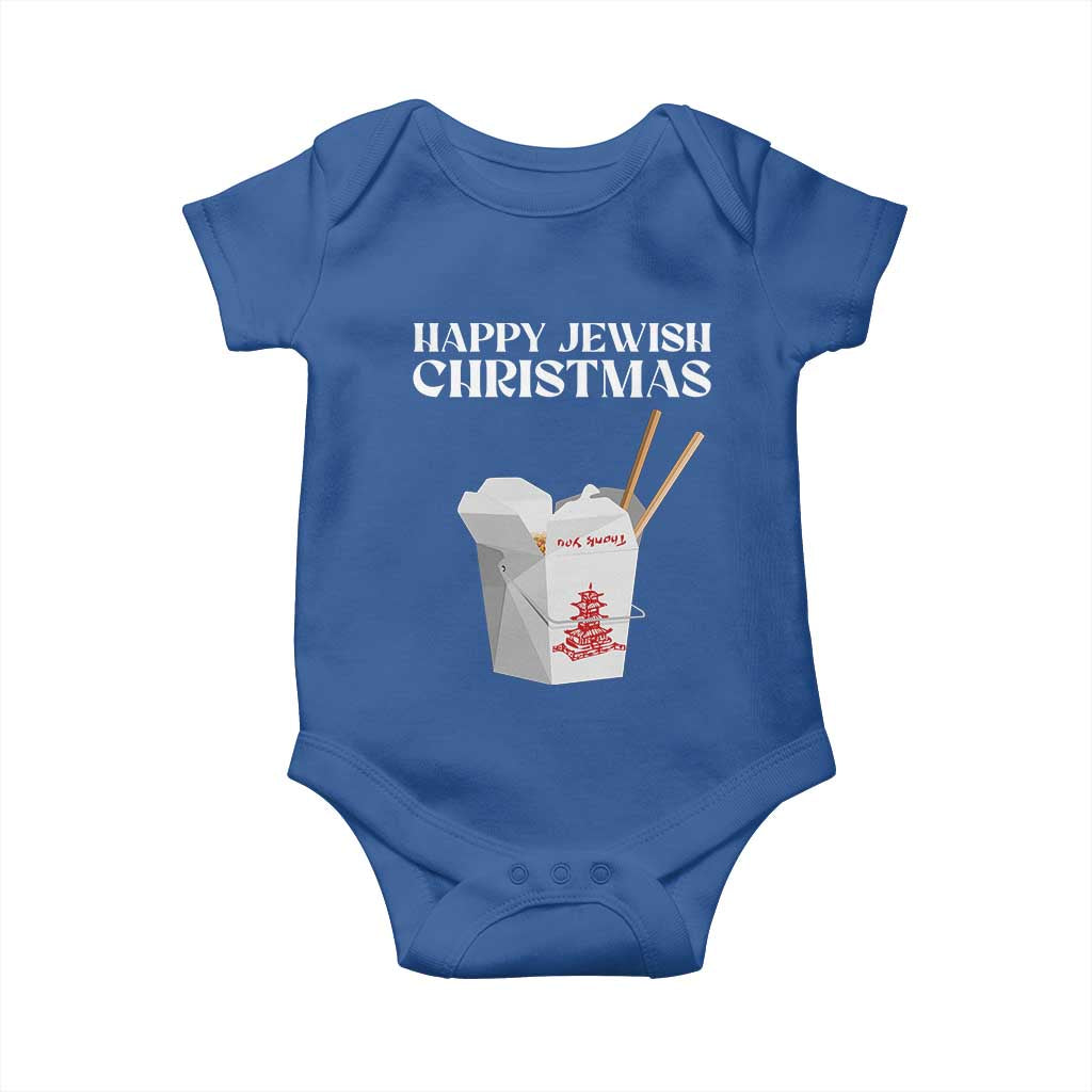 Happy Jewish Christmas Baby Onesie Chinese Noodle Asian Take Out