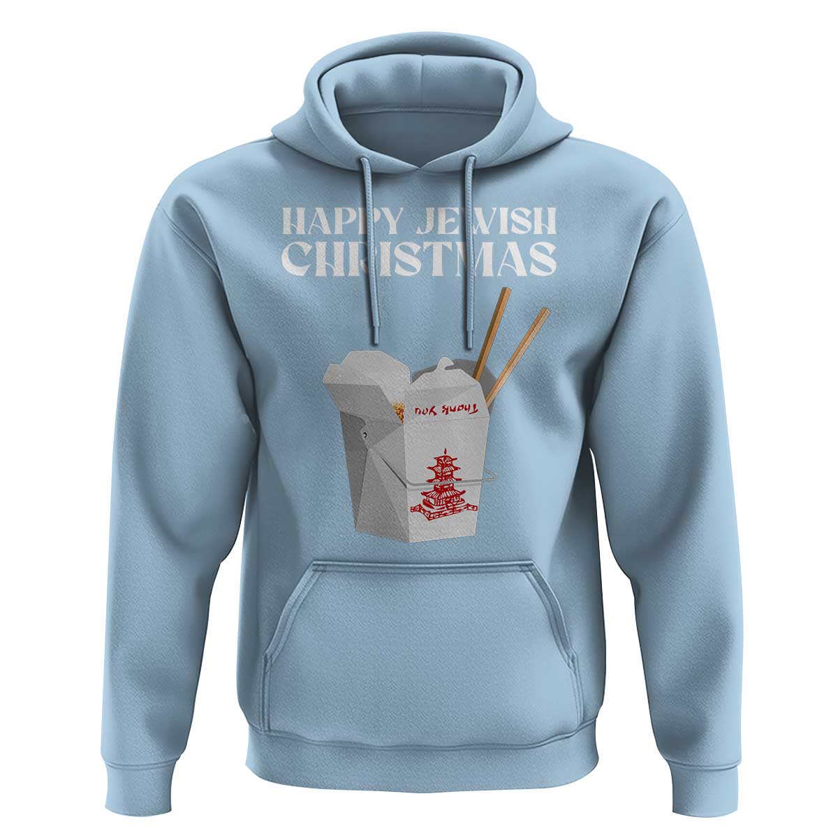 Happy Jewish Christmas Hoodie Chinese Noodle Asian Take Out