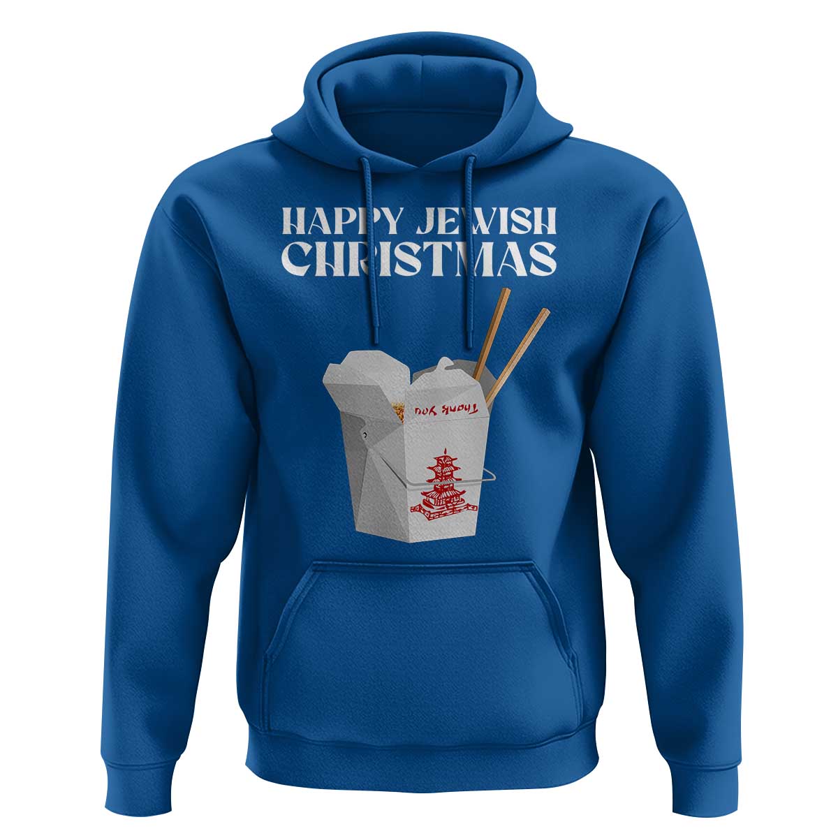 Happy Jewish Christmas Hoodie Chinese Noodle Asian Take Out