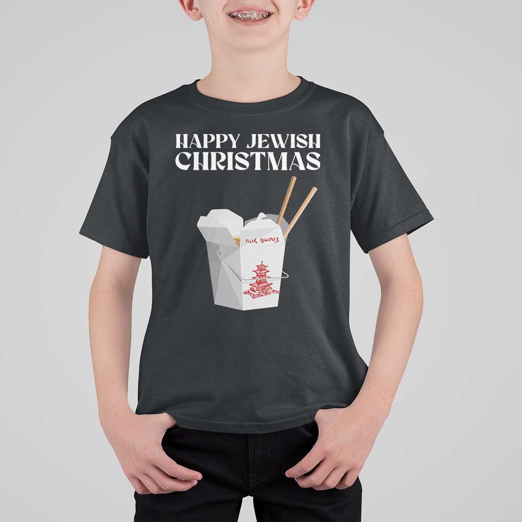 Happy Jewish Christmas T Shirt For Kid Chinese Noodle Asian Take Out - Wonder Print Shop