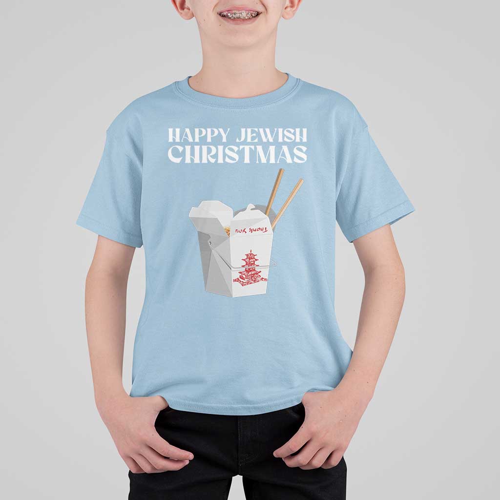 Happy Jewish Christmas T Shirt For Kid Chinese Noodle Asian Take Out - Wonder Print Shop