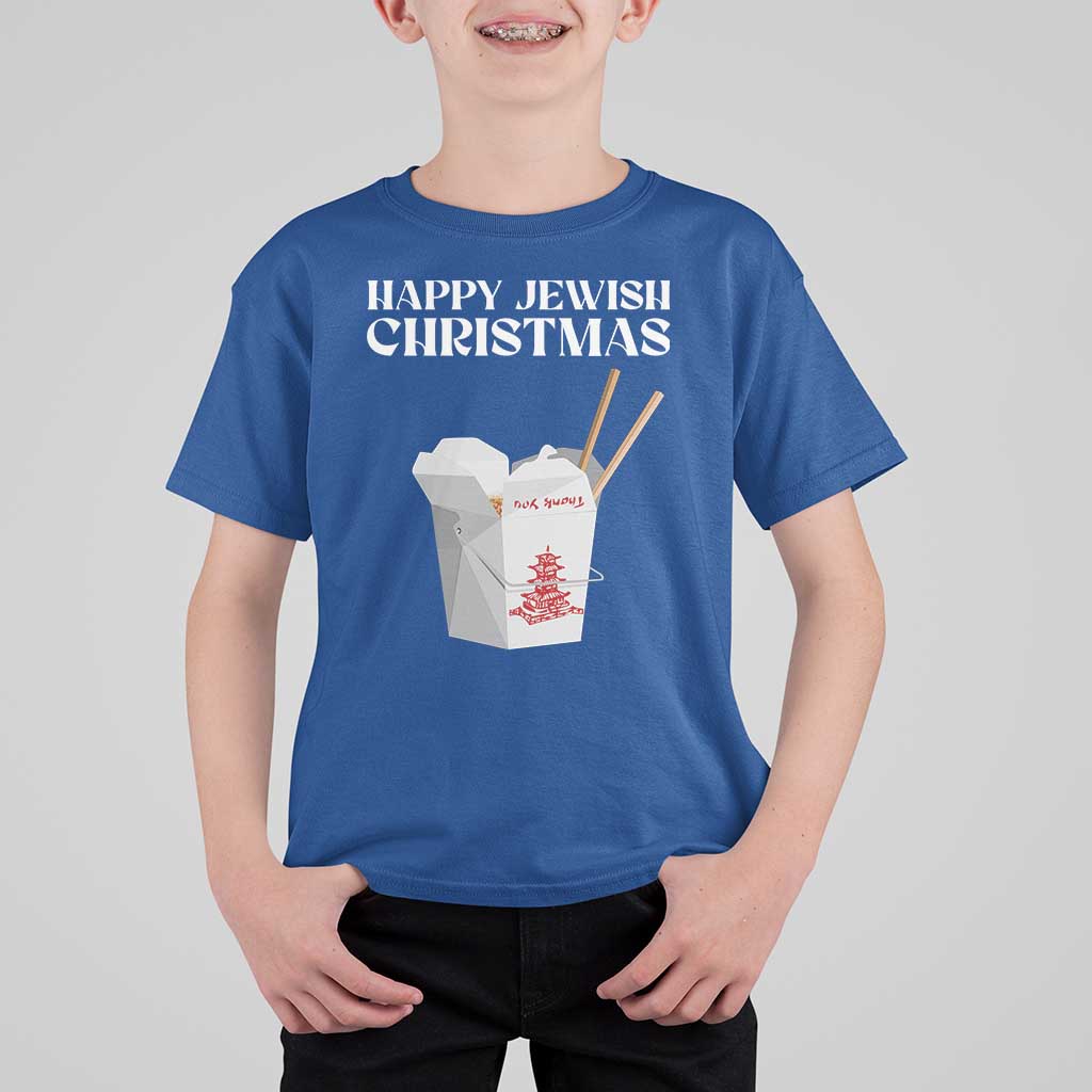 Happy Jewish Christmas T Shirt For Kid Chinese Noodle Asian Take Out - Wonder Print Shop