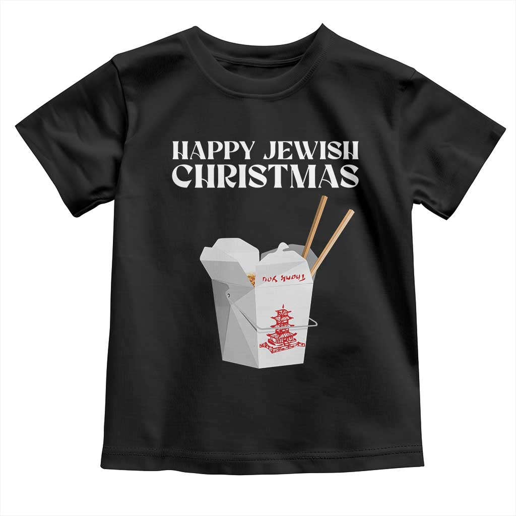 Happy Jewish Christmas Toddler T Shirt Chinese Noodle Asian Take Out