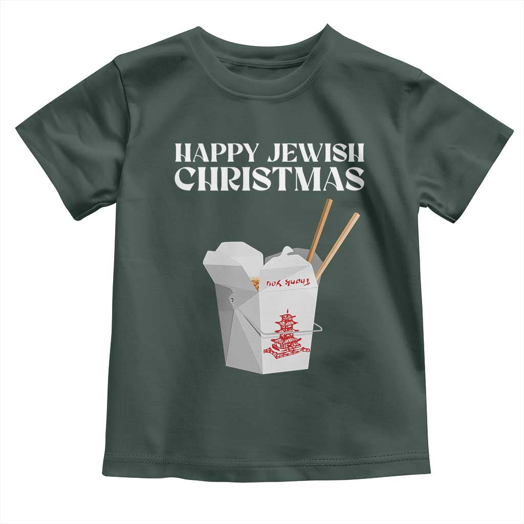 Happy Jewish Christmas Toddler T Shirt Chinese Noodle Asian Take Out