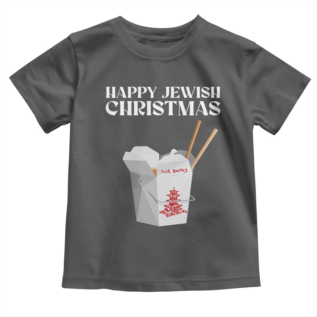 Happy Jewish Christmas Toddler T Shirt Chinese Noodle Asian Take Out