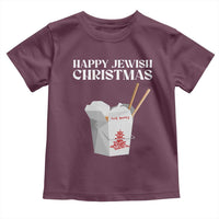 Happy Jewish Christmas Toddler T Shirt Chinese Noodle Asian Take Out