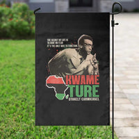 Stokely Carmichael Quote Garden Flag The Secret Of Life Is To Have No Fear It's The Only Way To Function