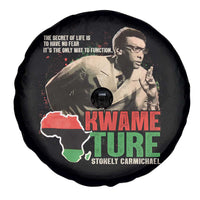Stokely Carmichael Quote Spare Tire Cover The Secret Of Life Is To Have No Fear It's The Only Way To Function