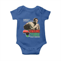 Stokely Carmichael Quote Baby Onesie The Secret Of Life Is To Have No Fear It's The Only Way To Function