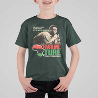 Stokely Carmichael Quote T Shirt For Kid The Secret Of Life Is To Have No Fear It's The Only Way To Function