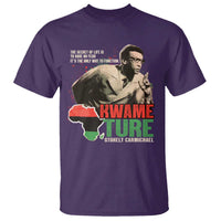 Stokely Carmichael Quote T Shirt The Secret Of Life Is To Have No Fear It's The Only Way To Function