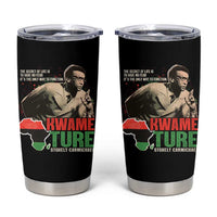 Stokely Carmichael Quote Tumbler Cup The Secret Of Life Is To Have No Fear It's The Only Way To Function