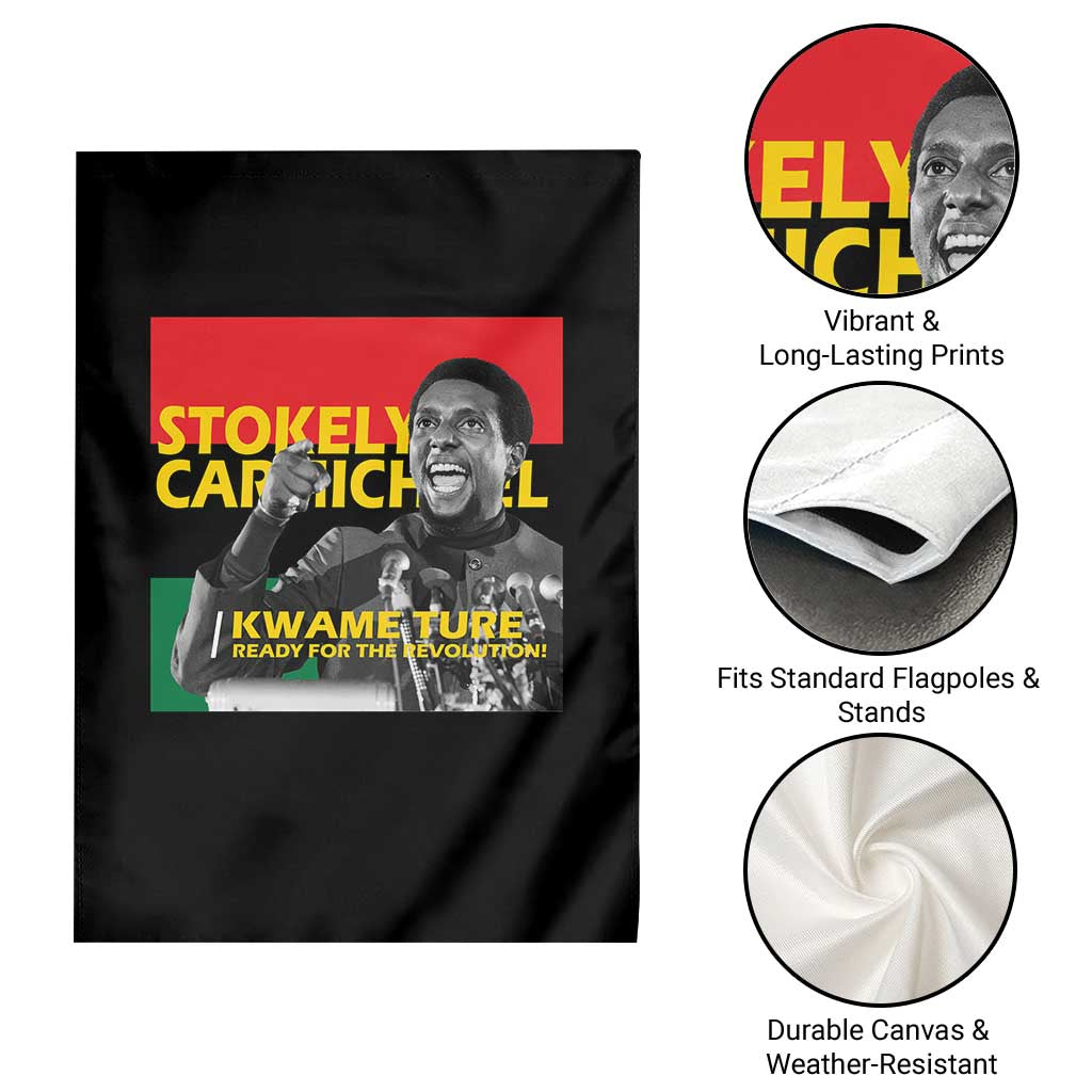 Stokely Carmichael Quote Garden Flag Ready For The Revolution Black History Month