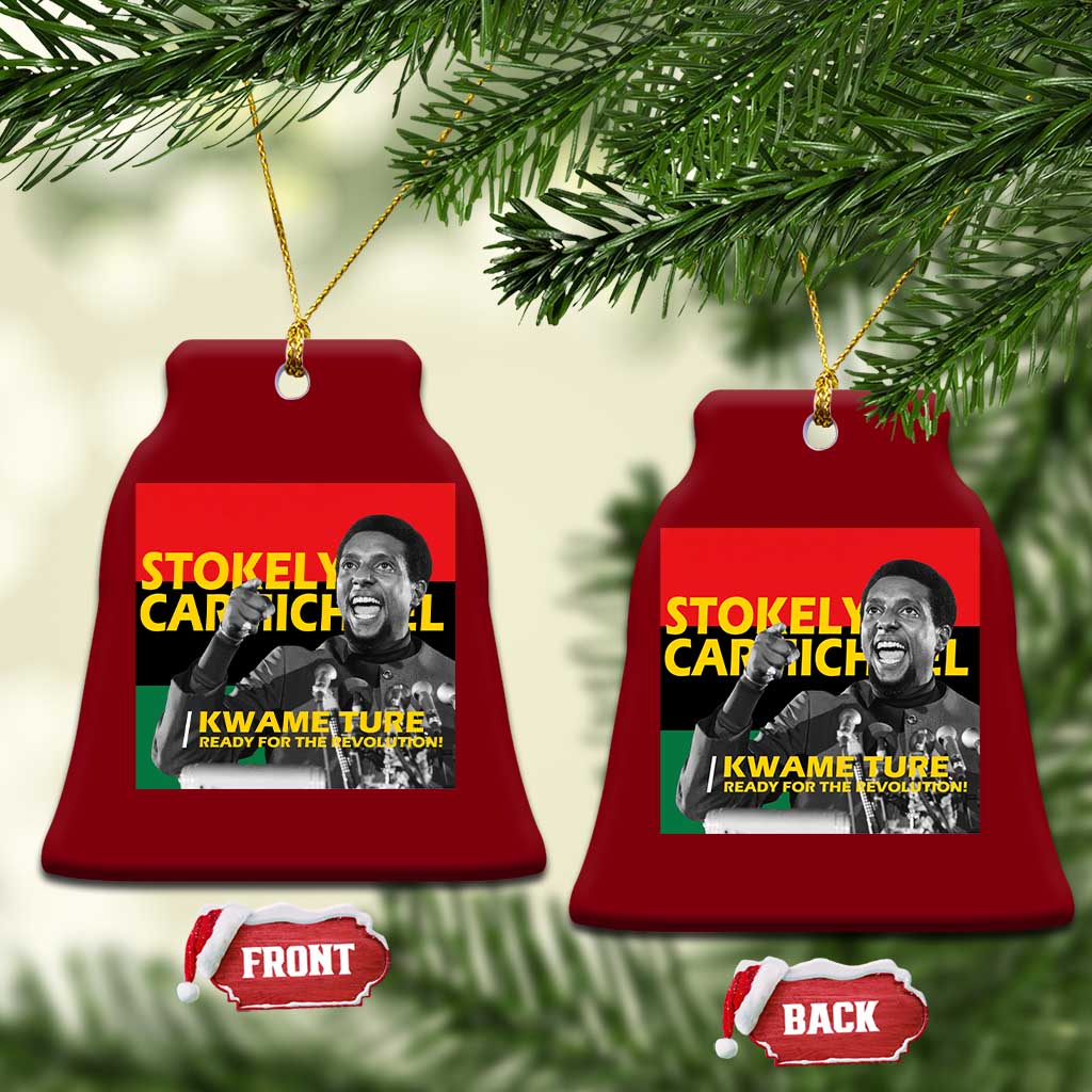 Stokely Carmichael Quote Ceramic Ornament Ready For The Revolution Black History Month