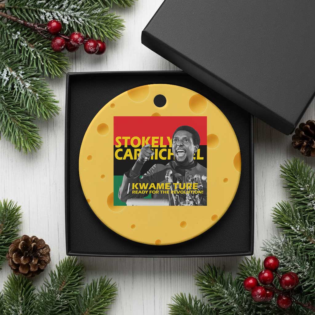 Stokely Carmichael Quote Ceramic Ornament Ready For The Revolution Black History Month