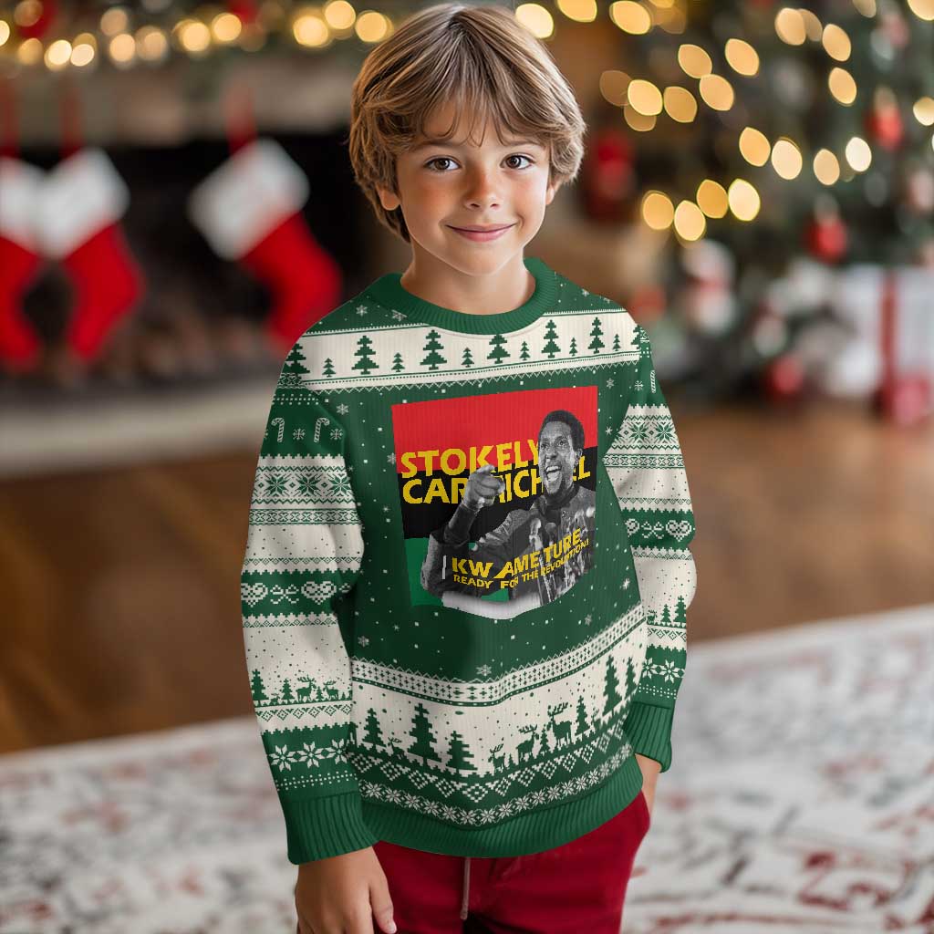 Stokely Carmichael Quote Ugly Christmas Sweater Ready For The Revolution Black History Month