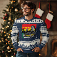 Stokely Carmichael Quote Ugly Christmas Sweater Ready For The Revolution Black History Month