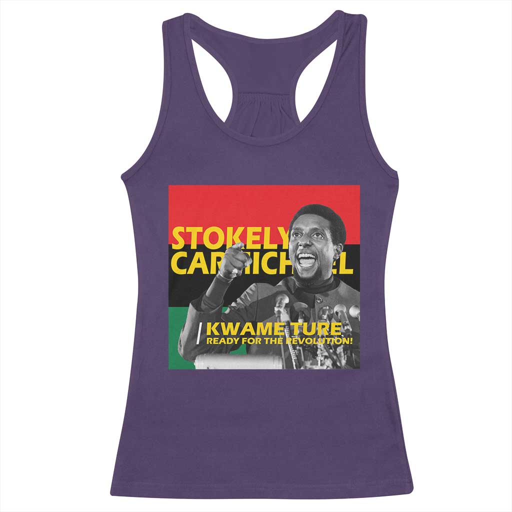 Stokely Carmichael Quote Racerback Tank Top Ready For The Revolution Black History Month
