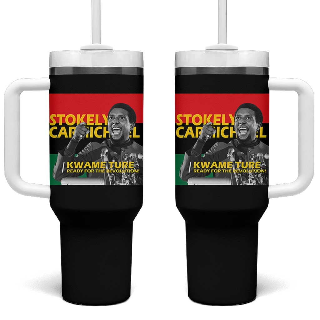 Stokely Carmichael Quote Tumbler With Handle Ready For The Revolution Black History Month
