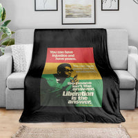 Stokely Carmichael Quote Throw Blanket You Can Have Injustice And Have Peace And Be Enslaved