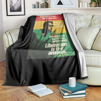 Stokely Carmichael Quote Throw Blanket You Can Have Injustice And Have Peace And Be Enslaved