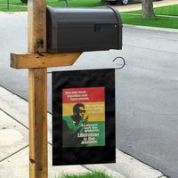Stokely Carmichael Quote Garden Flag You Can Have Injustice And Have Peace And Be Enslaved