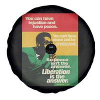 Stokely Carmichael Quote Spare Tire Cover You Can Have Injustice And Have Peace And Be Enslaved