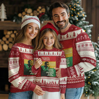 Stokely Carmichael Quote Ugly Christmas Sweater You Can Have Injustice And Have Peace And Be Enslaved