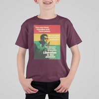 Stokely Carmichael Quote T Shirt For Kid You Can Have Injustice And Have Peace And Be Enslaved