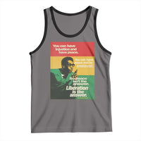 Stokely Carmichael Quote Tank Top You Can Have Injustice And Have Peace And Be Enslaved