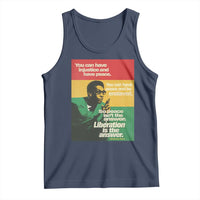 Stokely Carmichael Quote Tank Top You Can Have Injustice And Have Peace And Be Enslaved