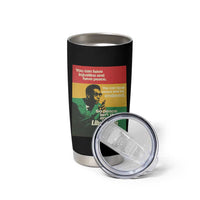 Stokely Carmichael Quote Tumbler Cup You Can Have Injustice And Have Peace And Be Enslaved