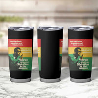Stokely Carmichael Quote Tumbler Cup You Can Have Injustice And Have Peace And Be Enslaved
