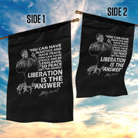 Stokely Carmichael Quote Garden Flag You Can Have Injustice And Have Peace And Be Enslaved Black History Month