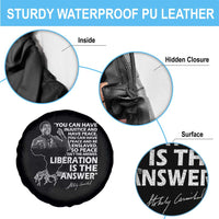 Stokely Carmichael Quote Spare Tire Cover You Can Have Injustice And Have Peace And Be Enslaved Black History Month