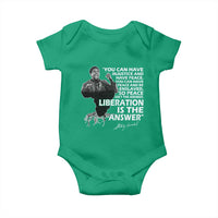 Stokely Carmichael Quote Baby Onesie You Can Have Injustice And Have Peace And Be Enslaved Black History Month