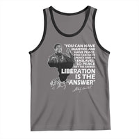Stokely Carmichael Quote Tank Top You Can Have Injustice And Have Peace And Be Enslaved Black History Month