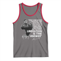 Stokely Carmichael Quote Tank Top You Can Have Injustice And Have Peace And Be Enslaved Black History Month