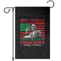 Stokely Carmichael Garden Flag That's The Law Of Conscience American Flag