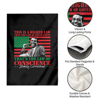 Stokely Carmichael Garden Flag That's The Law Of Conscience American Flag