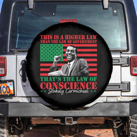 Stokely Carmichael Spare Tire Cover That's The Law Of Conscience American Flag
