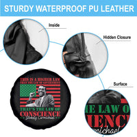 Stokely Carmichael Spare Tire Cover That's The Law Of Conscience American Flag