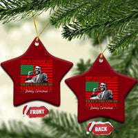 Stokely Carmichael Ceramic Ornament That's The Law Of Conscience American Flag