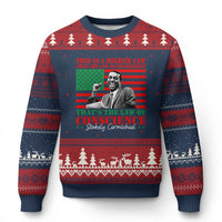 Stokely Carmichael Ugly Christmas Sweater That's The Law Of Conscience American Flag