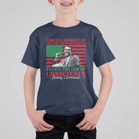 Stokely Carmichael T Shirt For Kid That's The Law Of Conscience American Flag