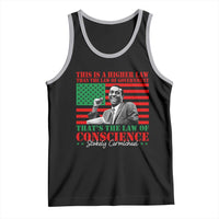 Stokely Carmichael Tank Top That's The Law Of Conscience American Flag