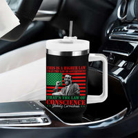 Stokely Carmichael Tumbler With Handle That's The Law Of Conscience American Flag